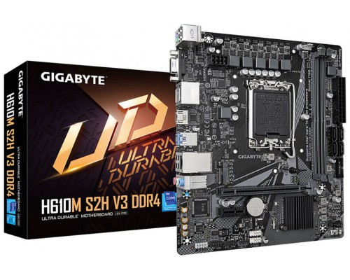 Gigabyte H610M S2H V3 DDR4 placa base Intel H610 Express LGA 1700 micro ATX